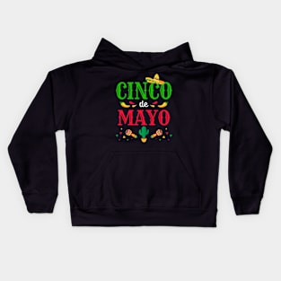 Cinco de Mayo for mexican fiesta costume Kids Hoodie